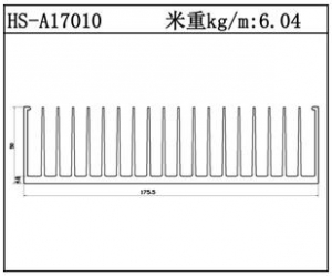 型材散热器HS-A17010