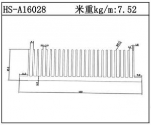 型材散热器HS-A16028