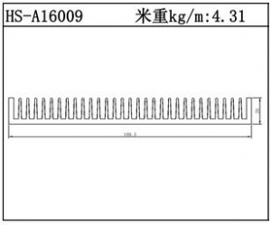 型材散热器HS-A16009