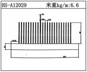 路灯散热器HS-A12029