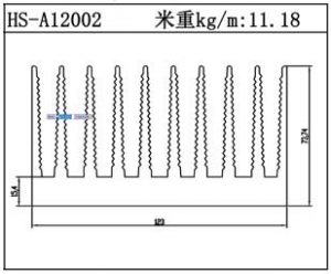 路灯散热器HS-A12002