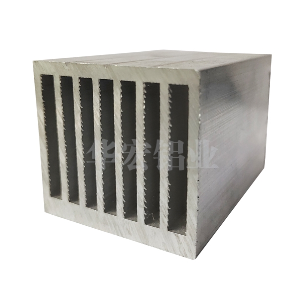 散热器铝型材加工可来图定制 高密齿插片散热器